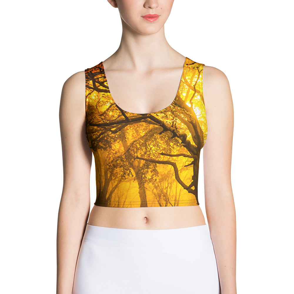 Golden Forest - Women's Crop Top
