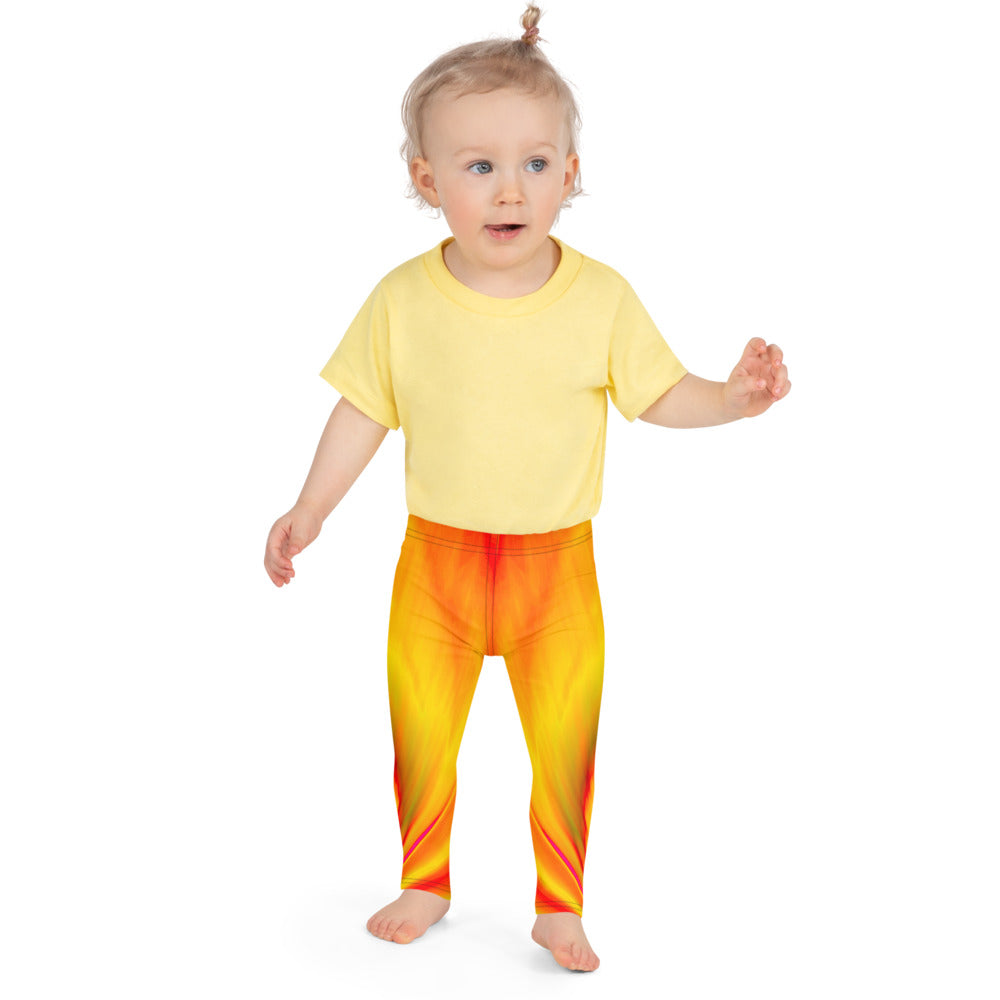 Toddler Leggings - Orange Flame