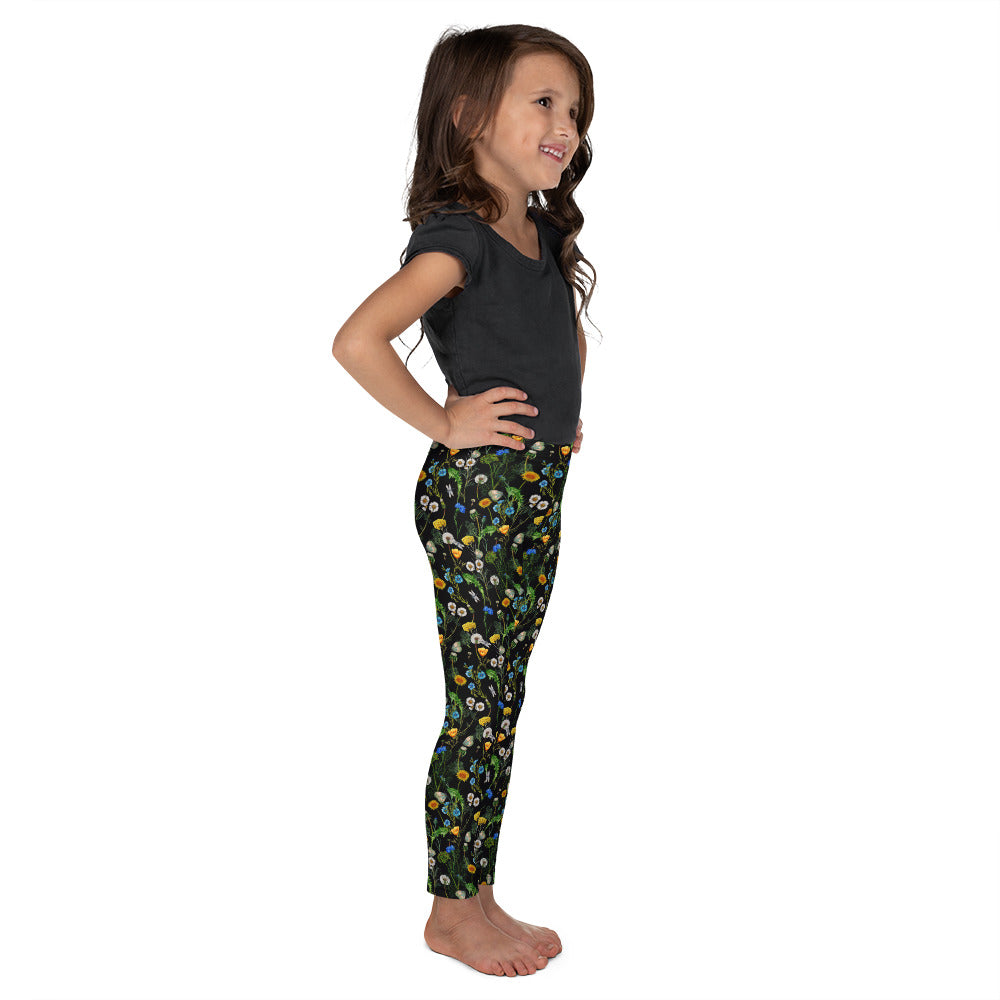 Toddlers Leggings - Dark Floral