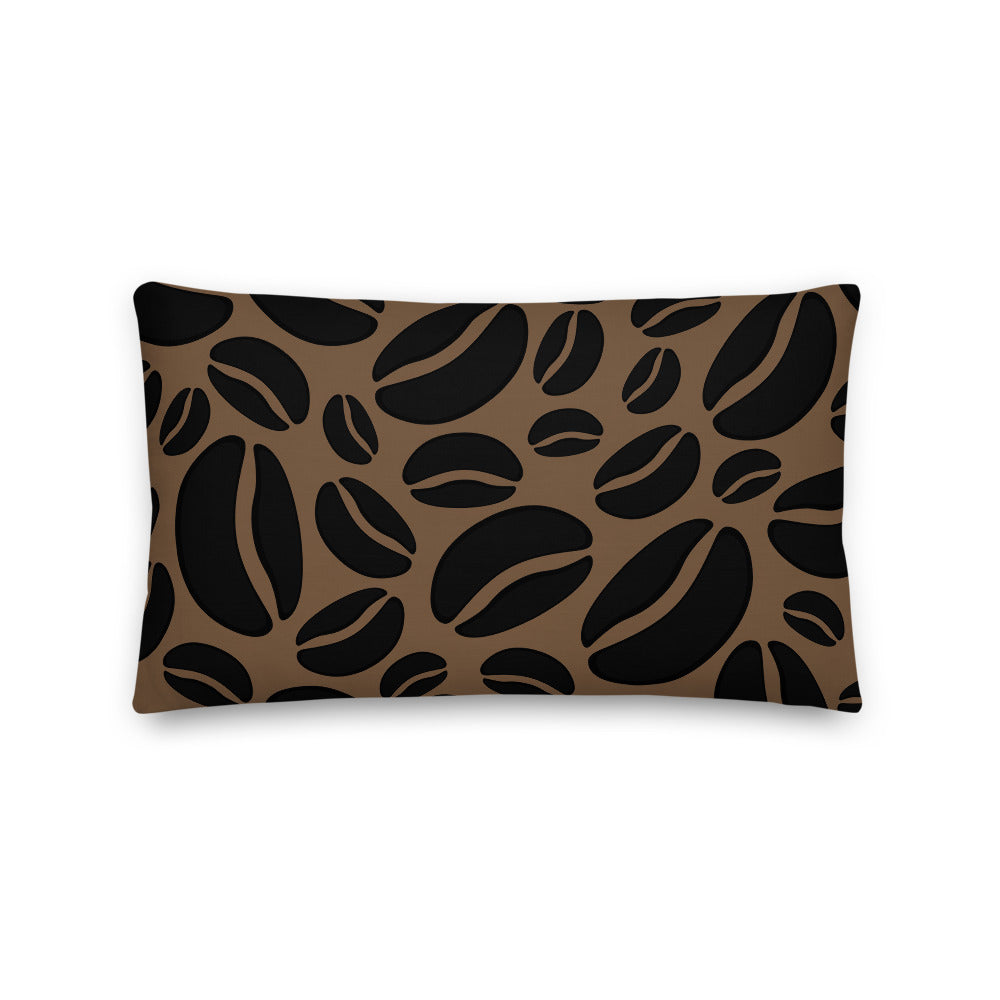Premium Stuffed Pillow - Coffee Beans