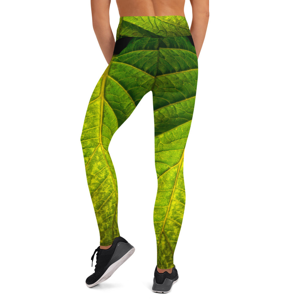 Wrap A Frond - Women's Leggings