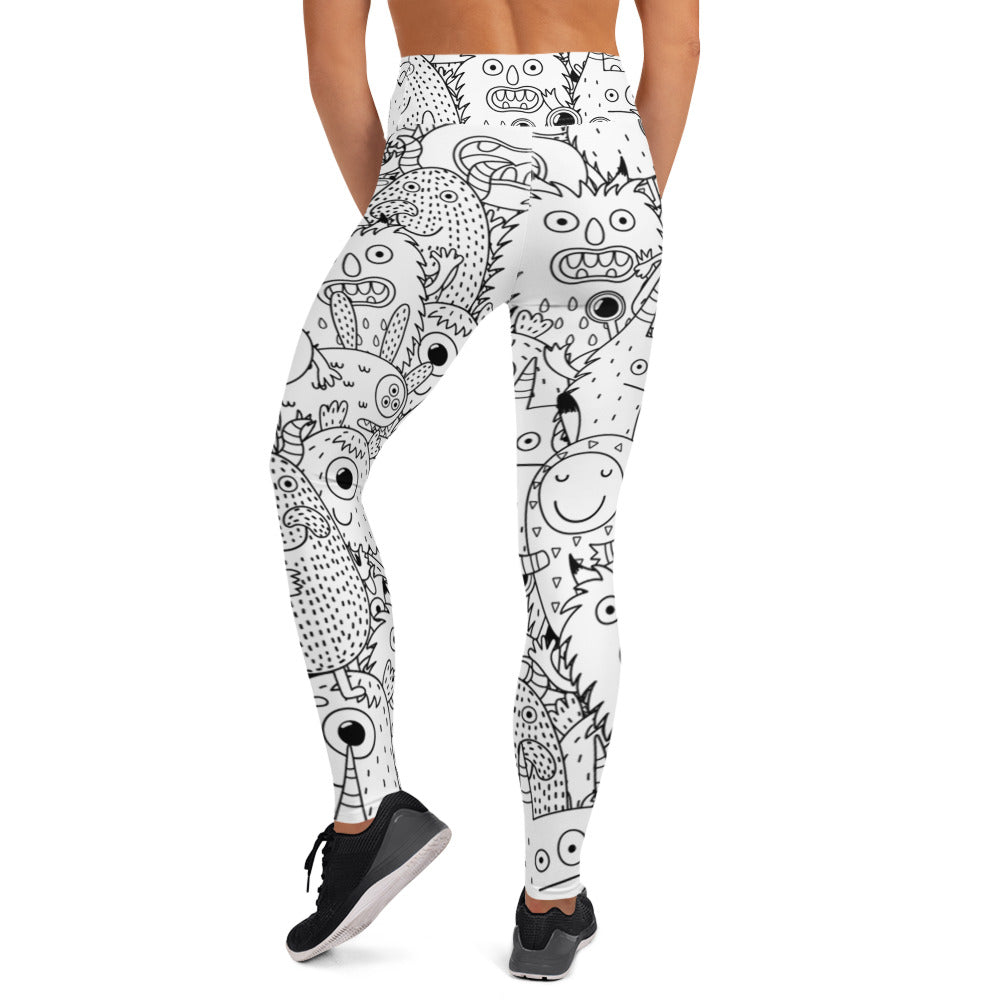 Funny Monsters - Woman's Leggings