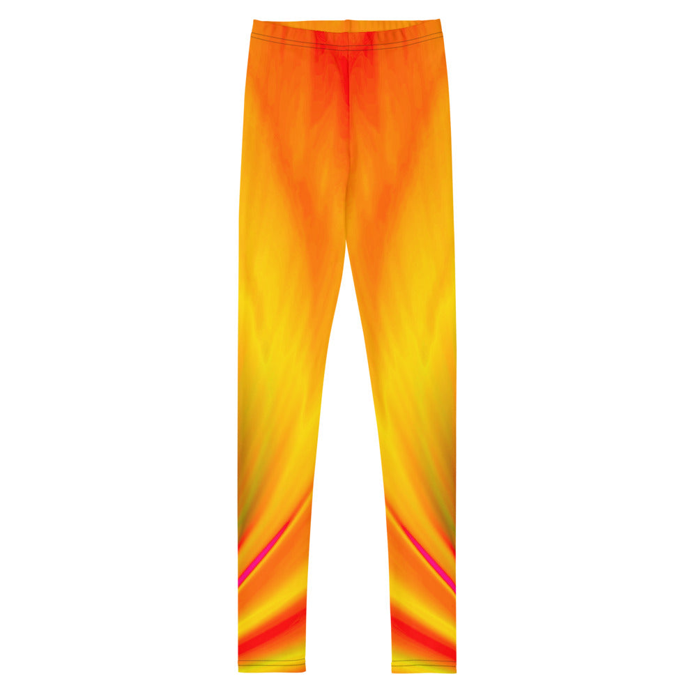 Orange Flame - Youthful Explorer Nomadz - Youth Leggings
