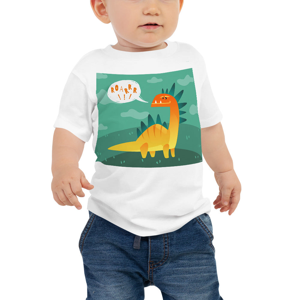 Baby Jersey Tee - Dino Roar!