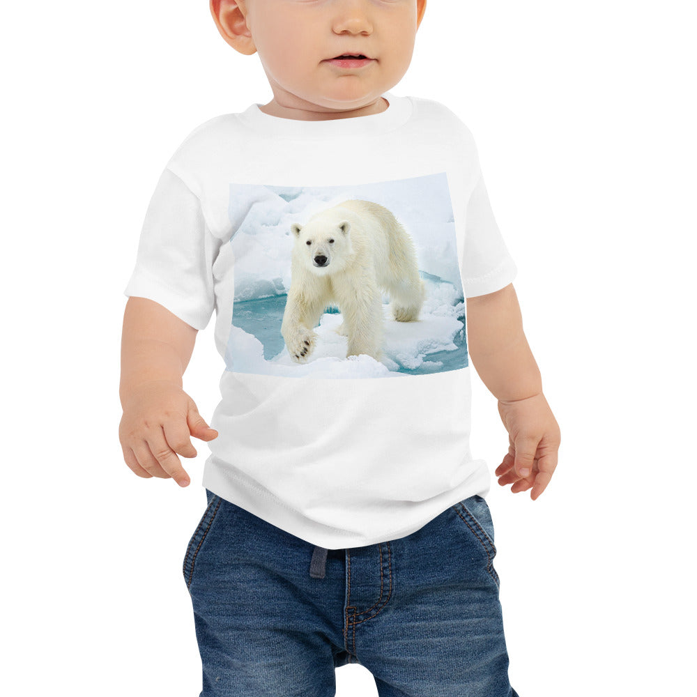 Baby Jersey Tee - Polar Bear On Ice