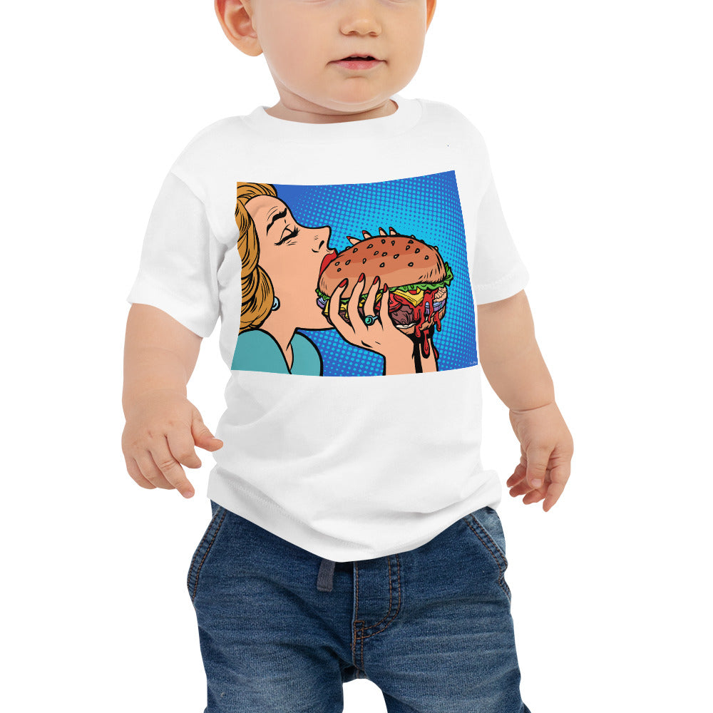 Baby Jersey Tee - Hamburger Feast