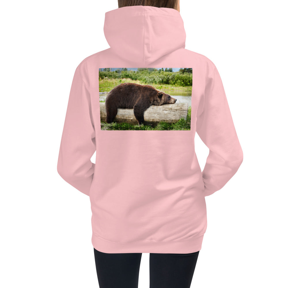 Premium Hoodie - BACK Print: Bump on a Log