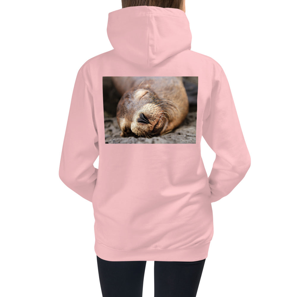 Premium Hoodie - BACK Print: Snoring Sound