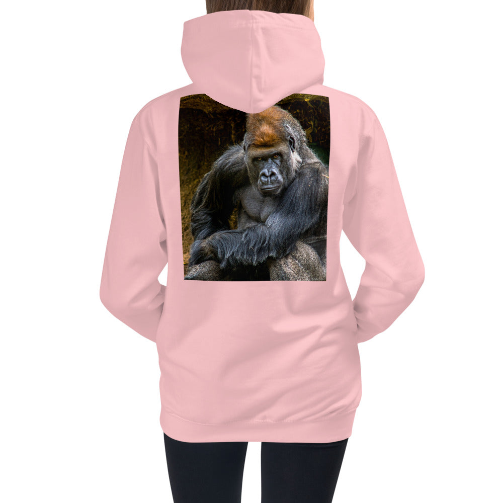 Premium Hoodie - BACK Print: Wanna Wrestle?