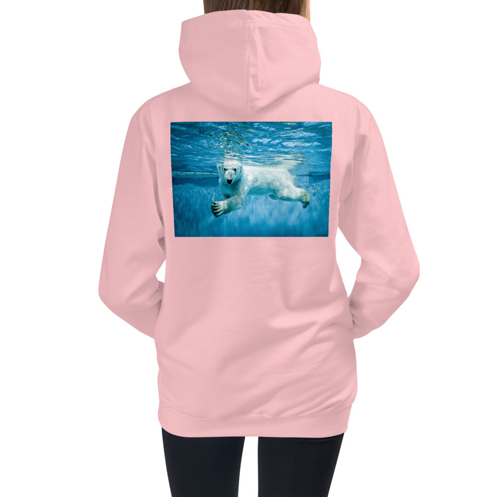 Premium Hoodie - BACK Print: Polar Paddle