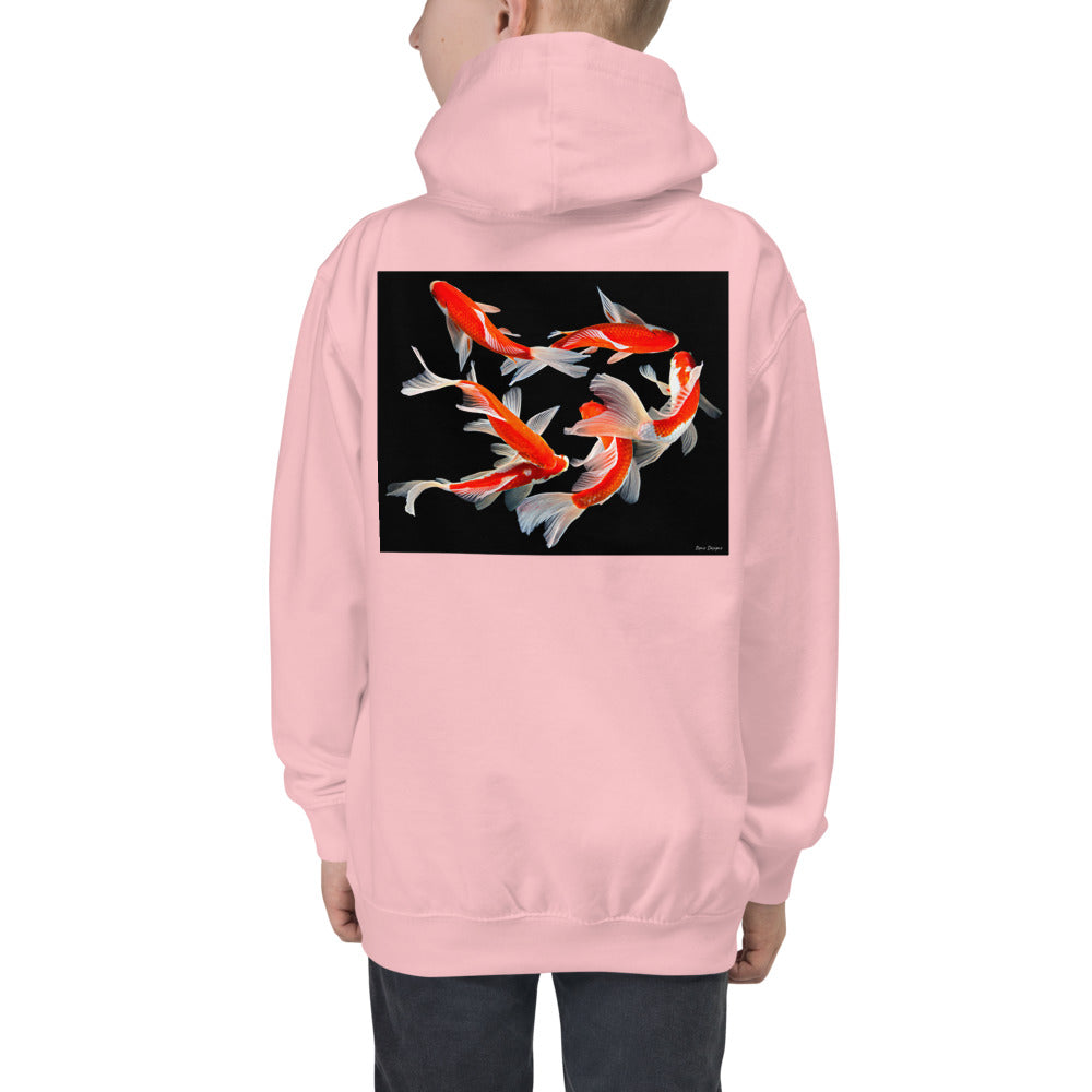 Premium Hoodie - BACK Print: Six Koi