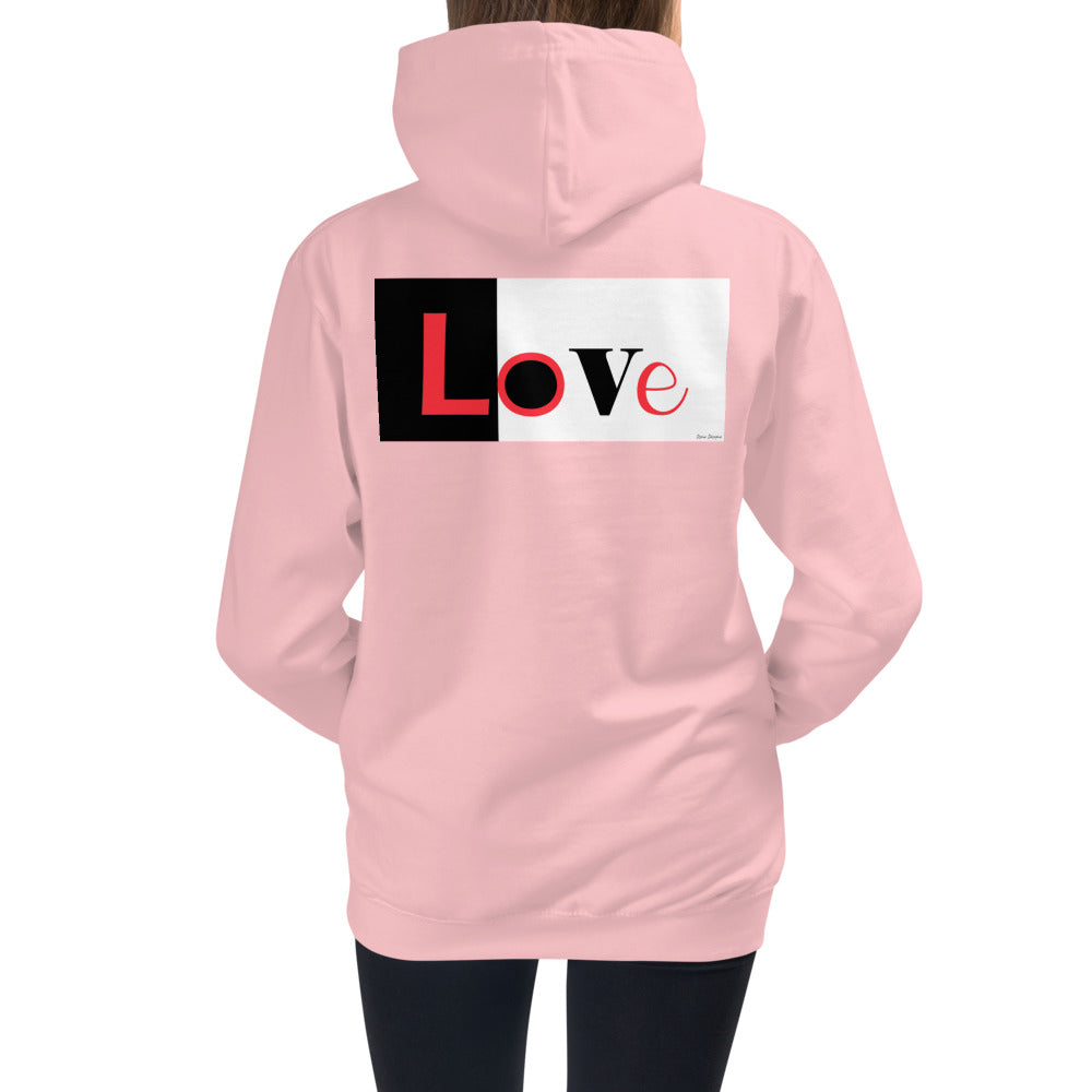Premium Hoodie - BACK Print: LoVe