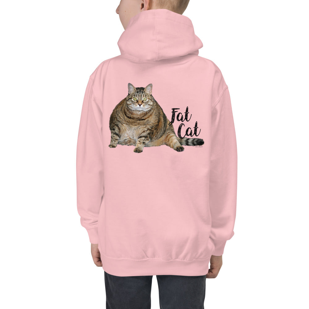Premium Hoodie - BACK Print: Fat Cat