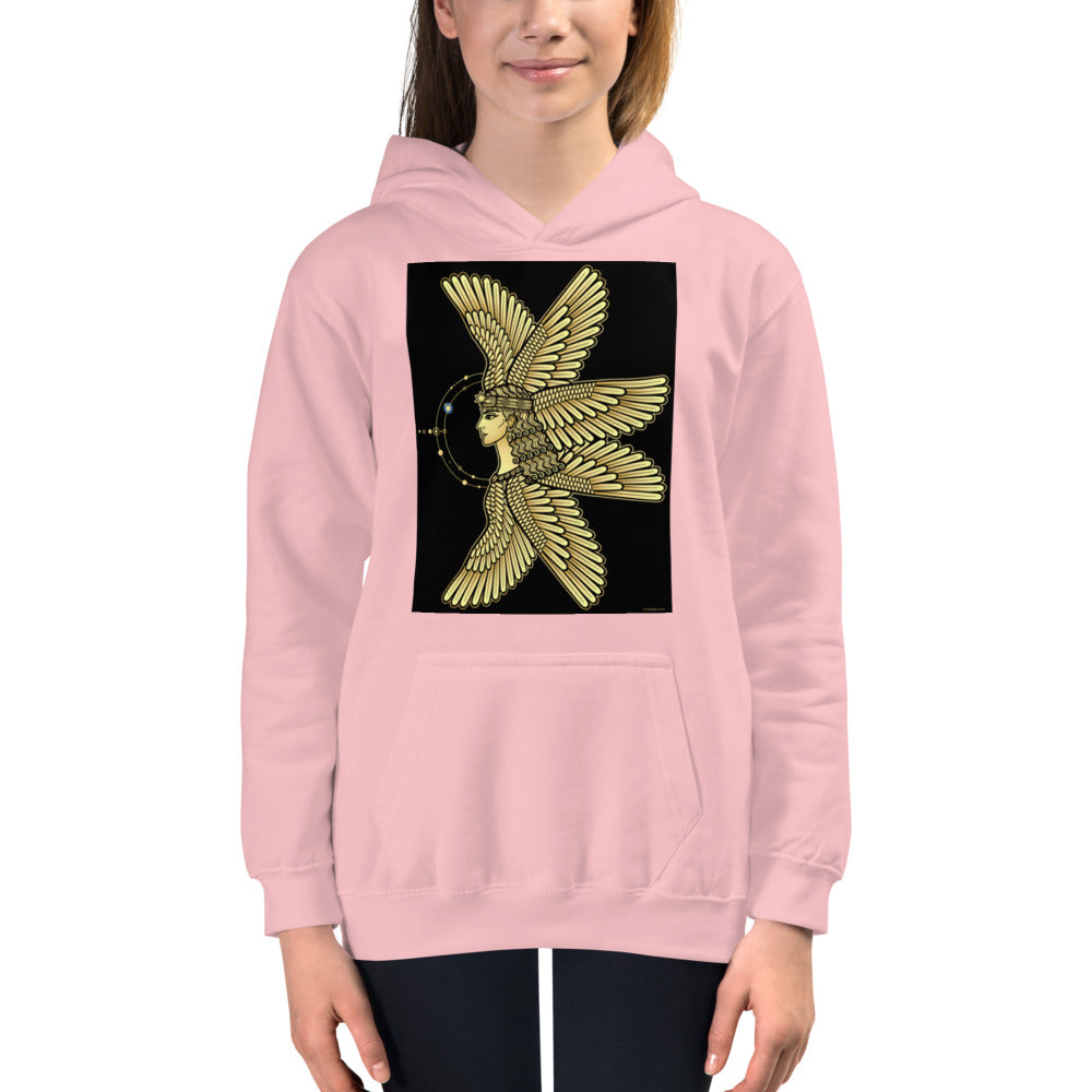 Premium Hoodie - FRONT Print: Winged Goddess