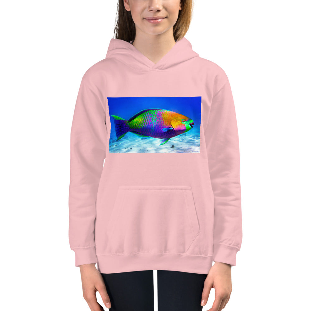 Premium Hoodie - FRONT Print: Parrot Fish