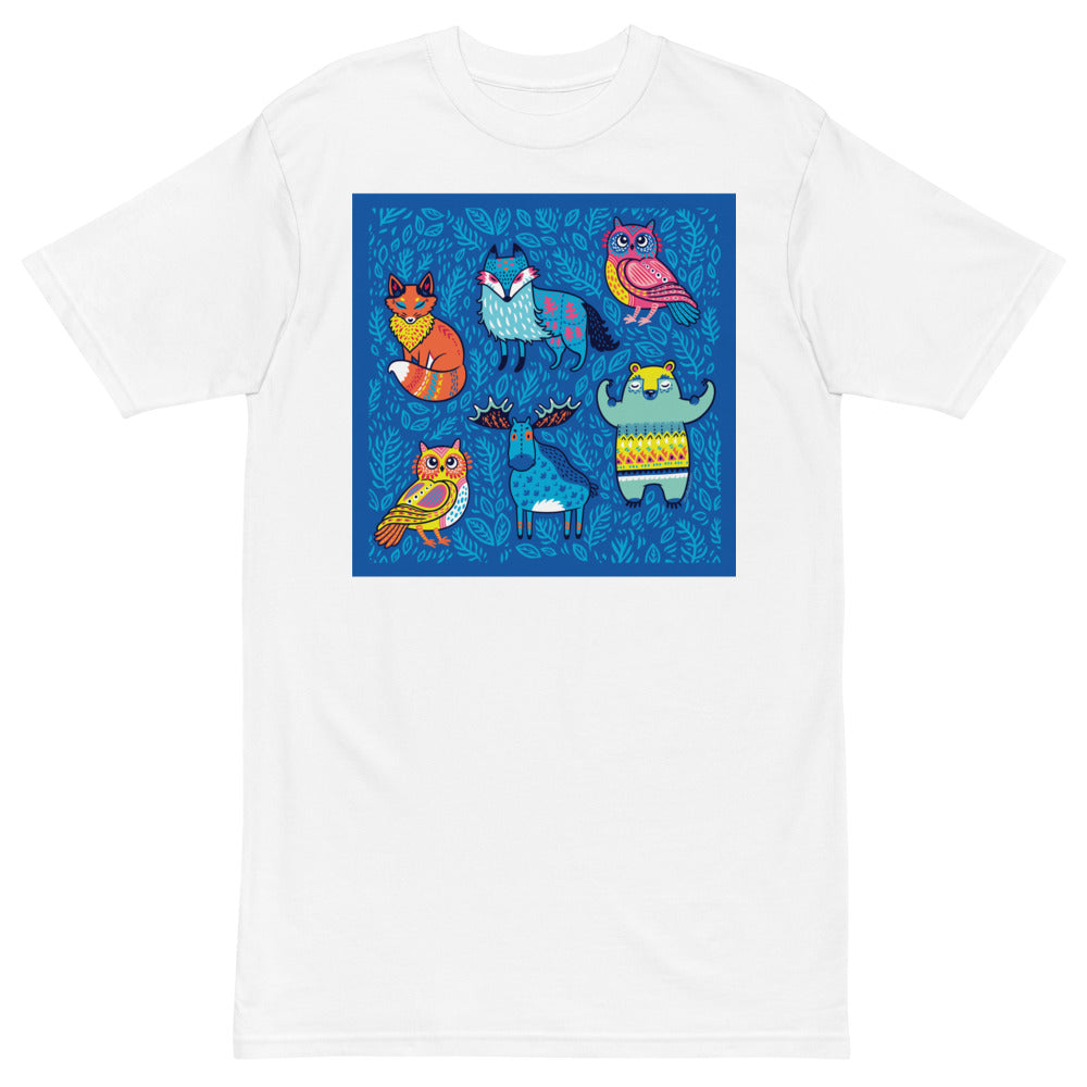 Premium Heavyweight Tee - Blue Moose & Friends