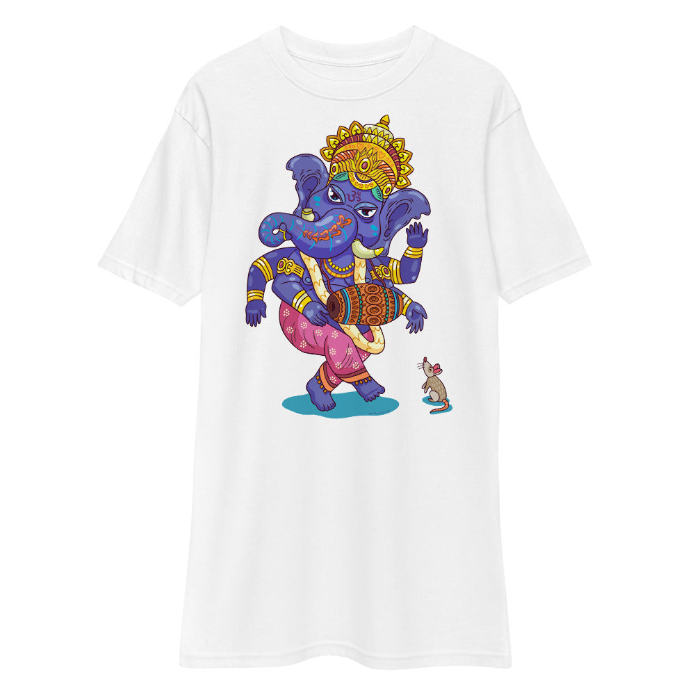 Premium Heavyweight Tee - Ganesh Dancing