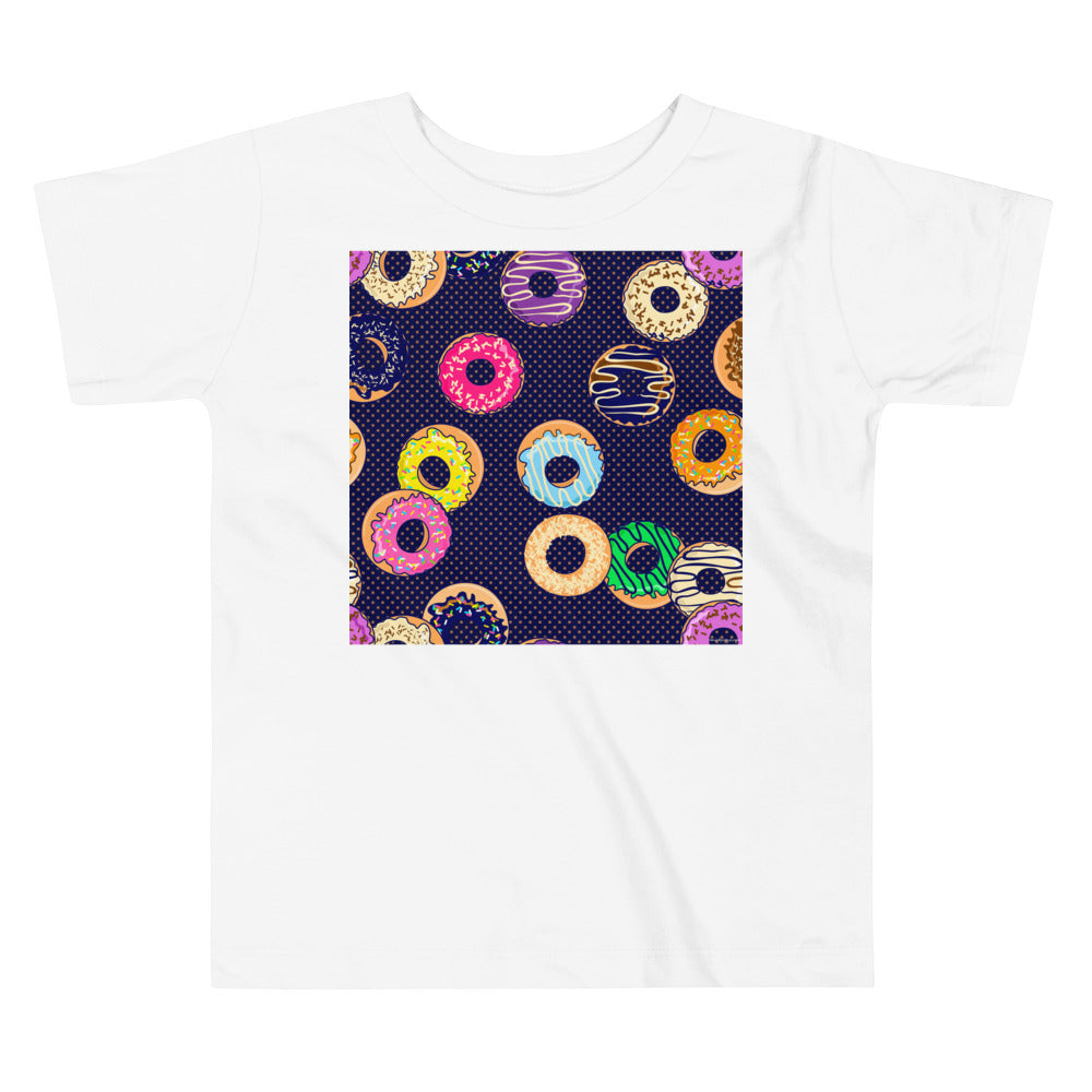 Premium Soft Toddler Tee - Raining Donuts