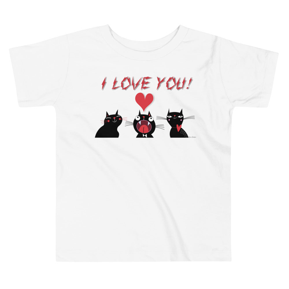 Premium Soft Toddler Tee - I love You
