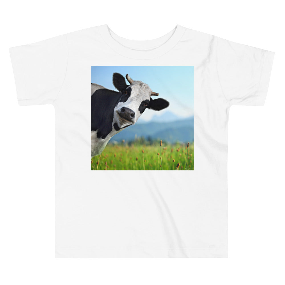 Premium Soft Toddler Tee - There's that Cow Again.