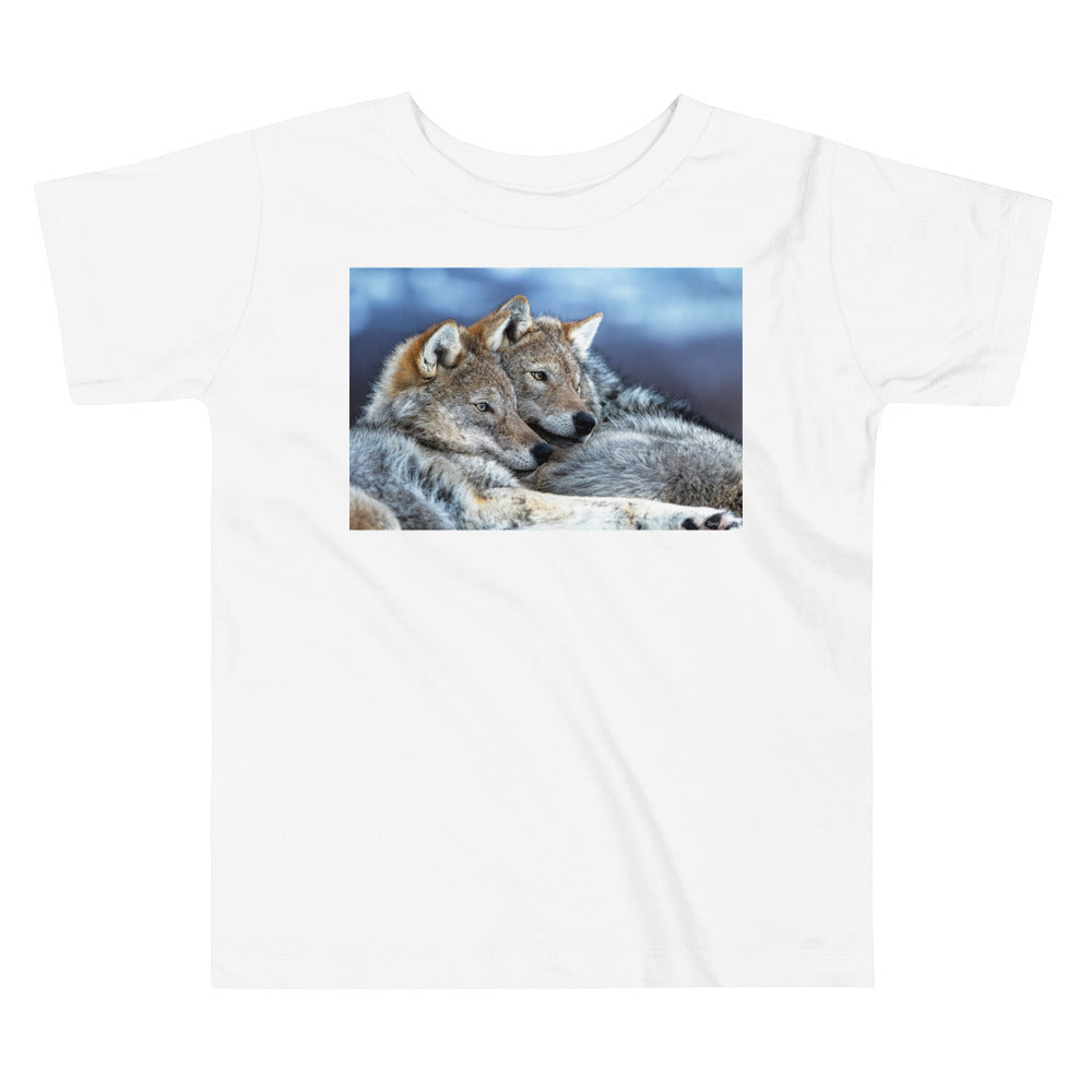 Premium Soft Toddler Tee - Wolves Chill'n