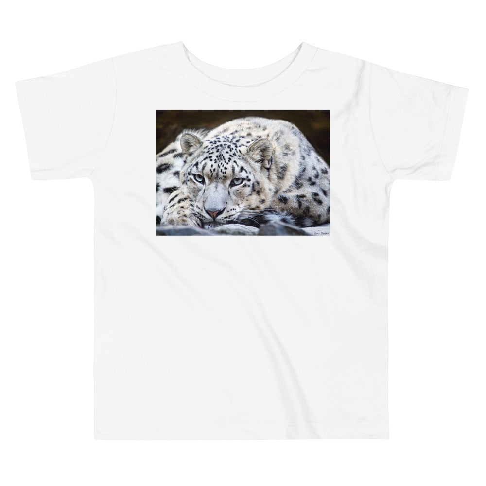 Premium Soft Toddler Tee - Snow Leopard