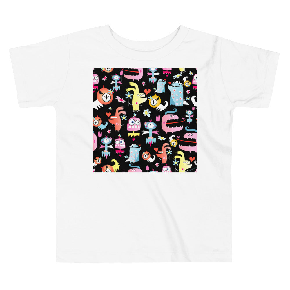 Premium Soft Toddler Tee - Outta Space Monsters