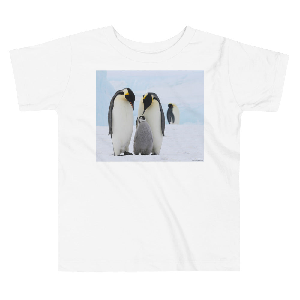 Premium Soft Toddler Tee - Penguin Family