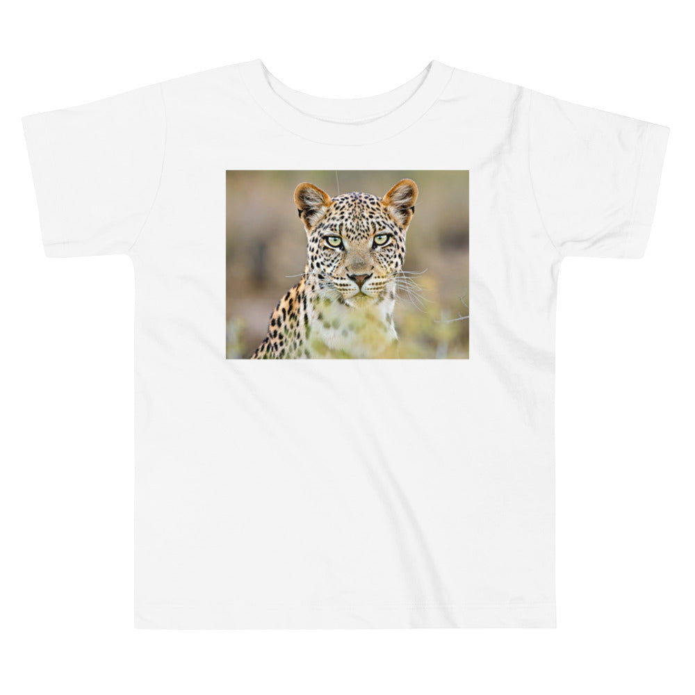 Premium Soft Toddler Tee - Green Eyed Leopard