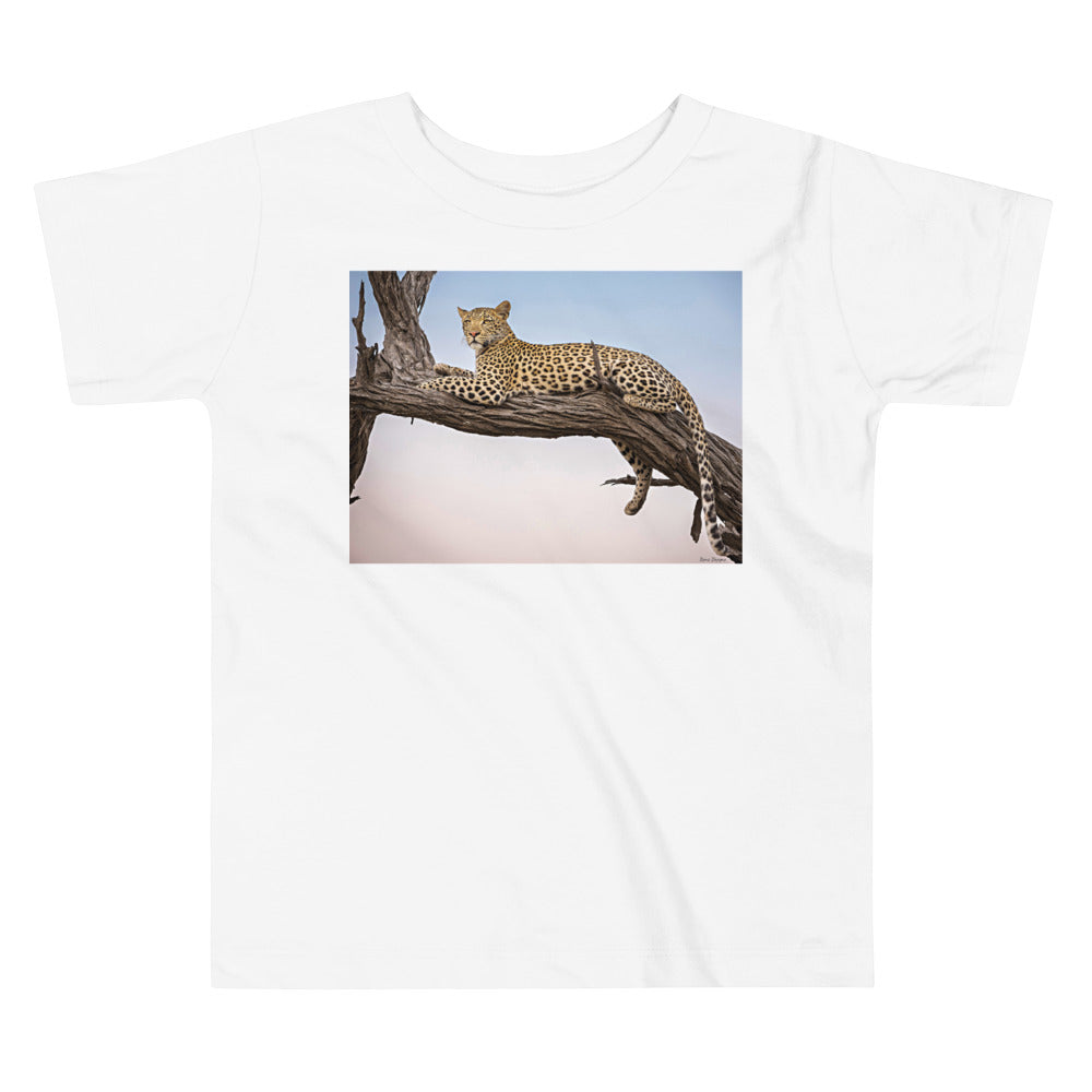 Premium Soft Toddler Tee - Leopard Sunset