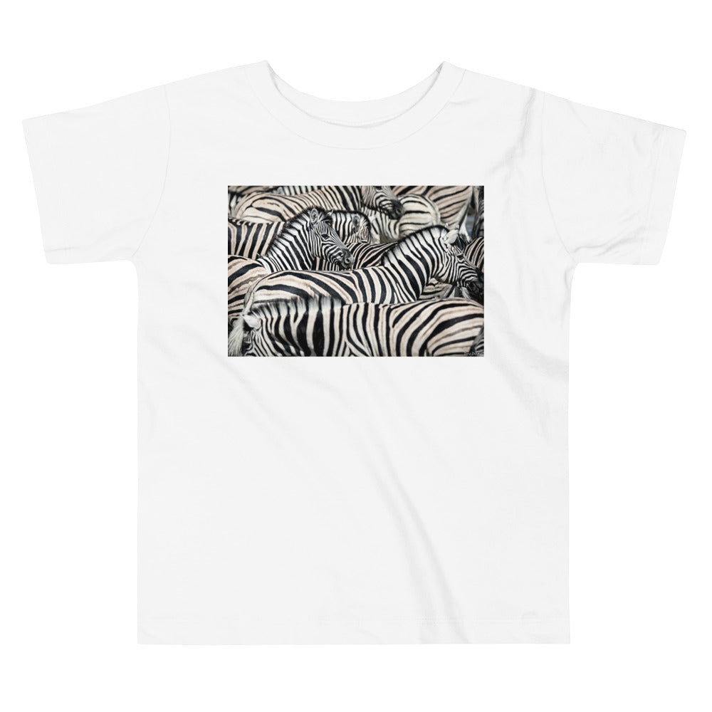 Premium Soft Toddler Tee - Sharp Dressed Zebra