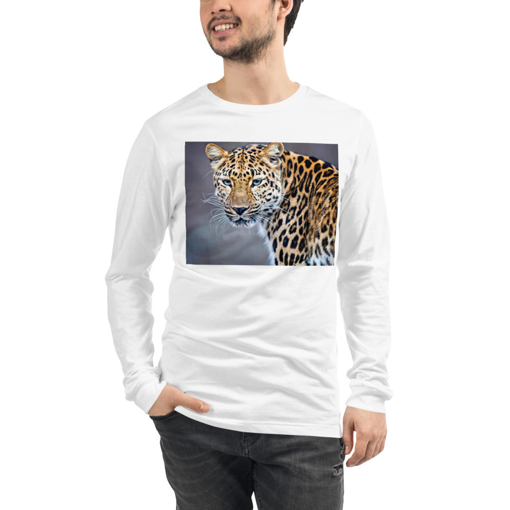 Premium Long Sleeve - Blue Eyed Leopard