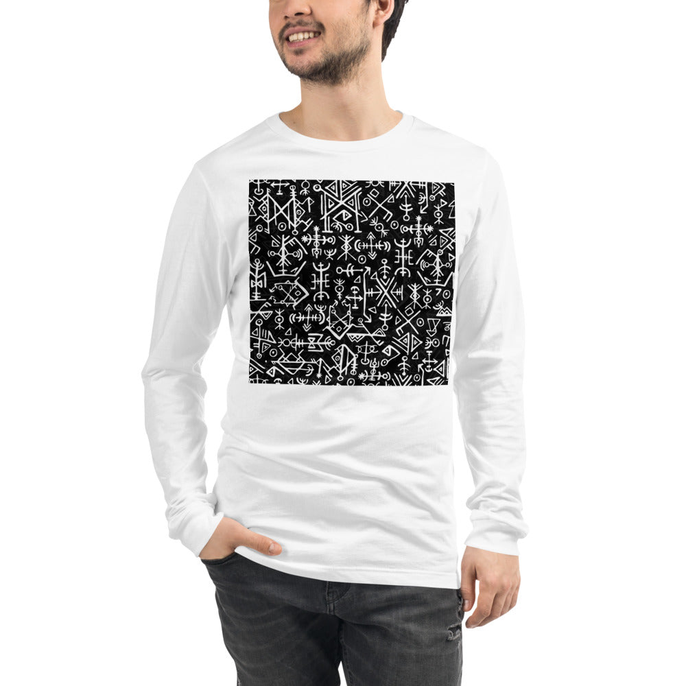 Premium Long Sleeve - Runic Magic Hand Symbols