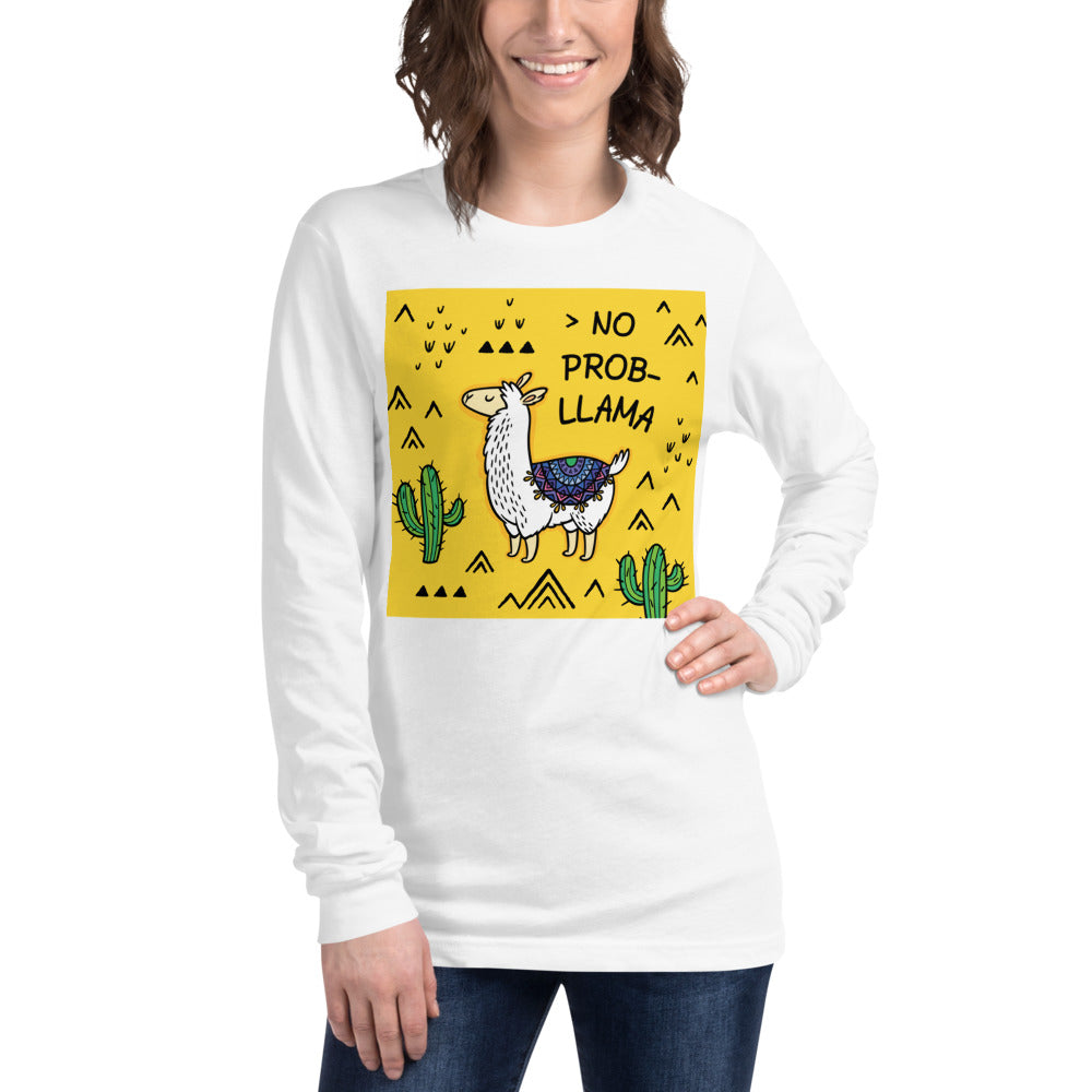Premium Long Sleeve - NO PROB-LLAMA