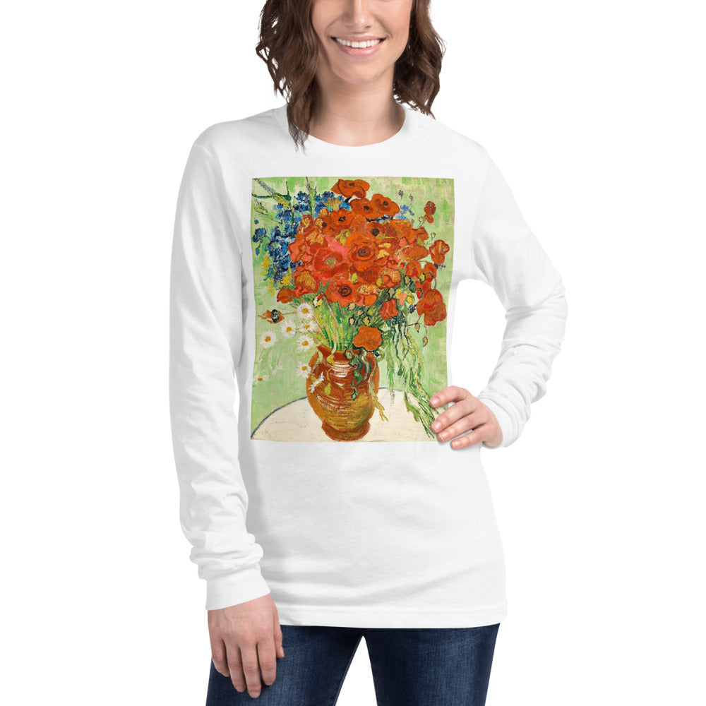 Premium Long Sleeve - van Gogh: Cornflowers & Poppies