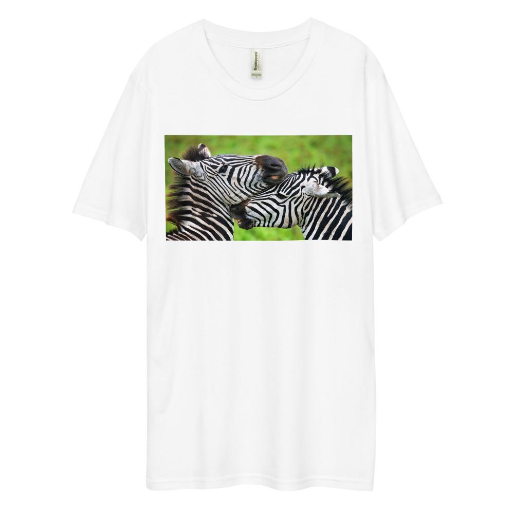 Men's Dee Lux Crew Neck - Zebra Friends