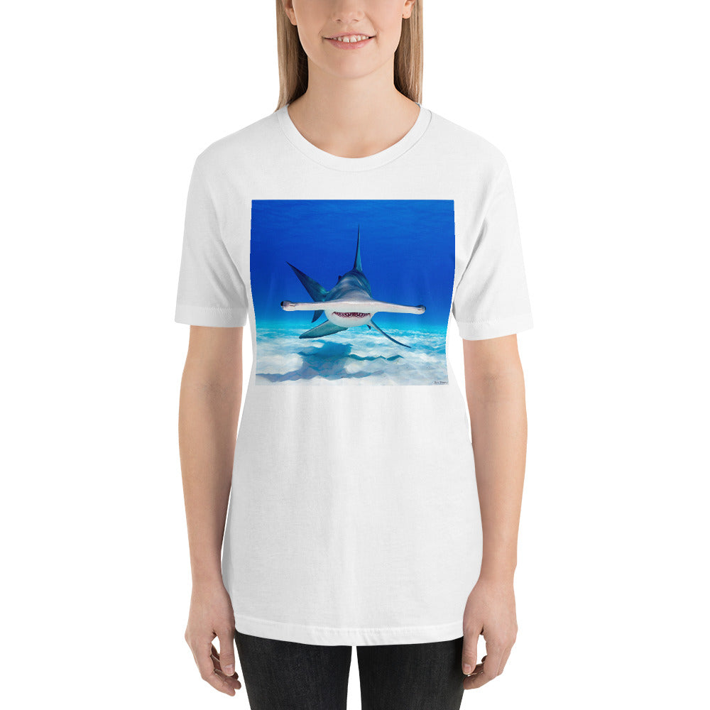Classic Crew Neck Tee - Hammerhead Dead Ahead - Ronz-Design-Unique-Apparel