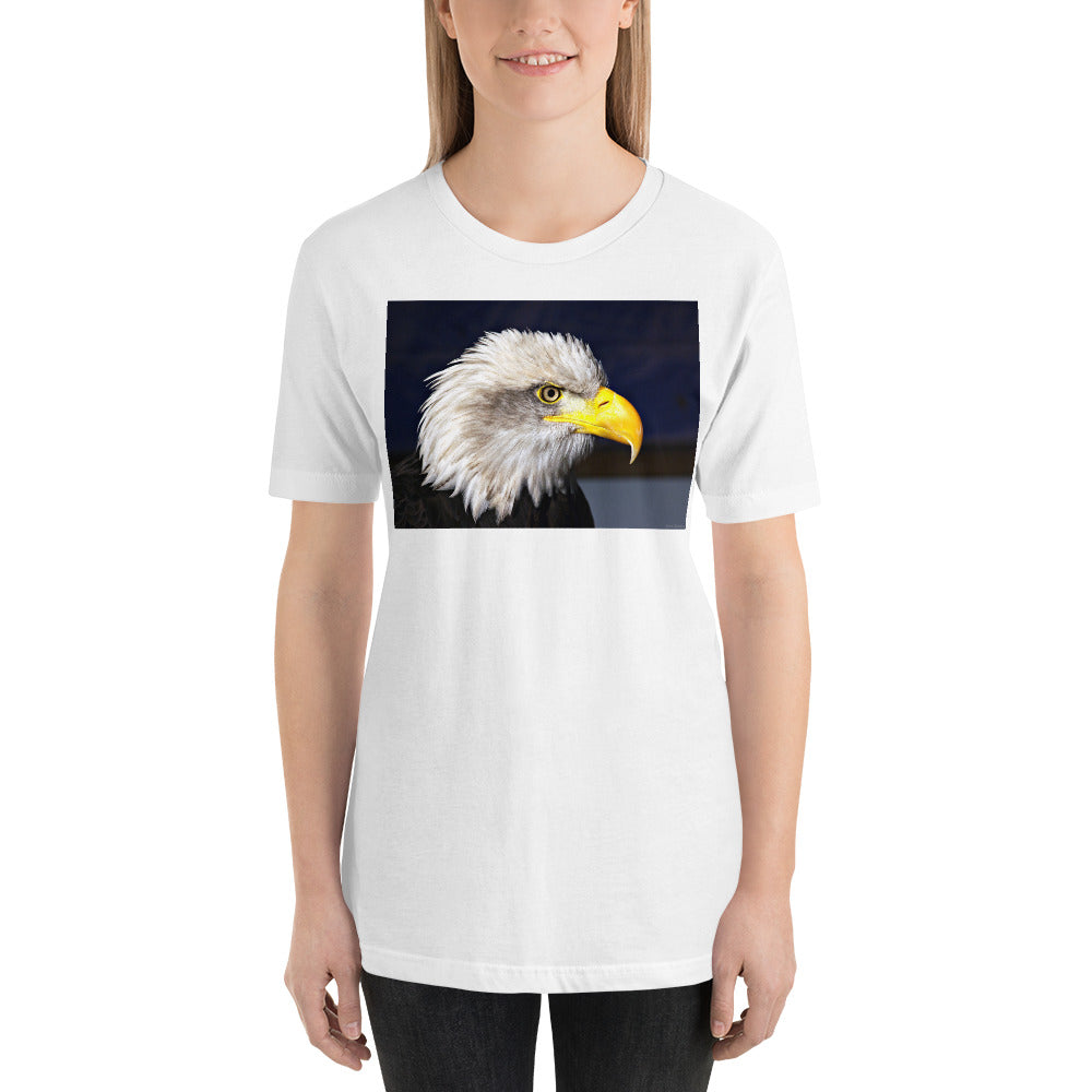 Classic Crew Neck Tee - Bald Eagle - Ronz-Design-Unique-Apparel
