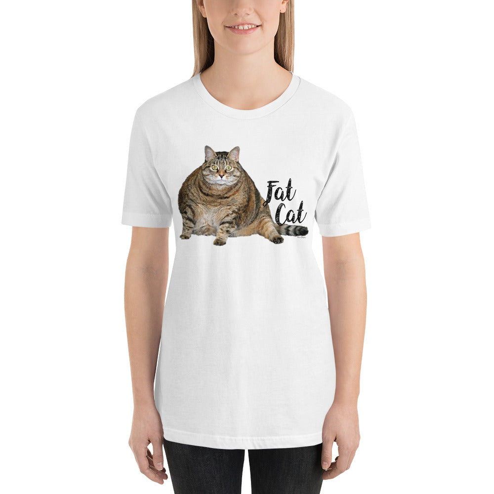 Classic Crew Neck Tee - Fat Cat - Ronz-Design-Unique-Apparel
