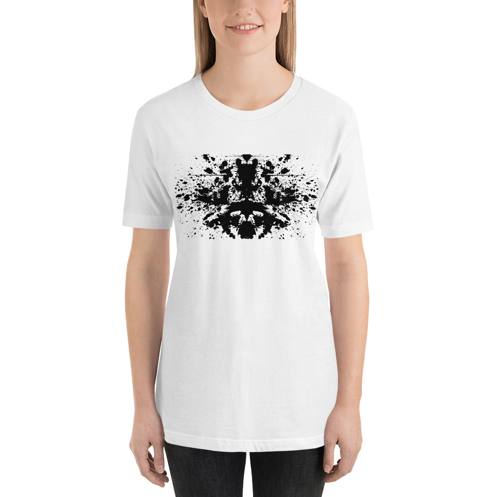 Classic Crew Neck Tee - Ink Splatter - Ronz-Design-Unique-Apparel