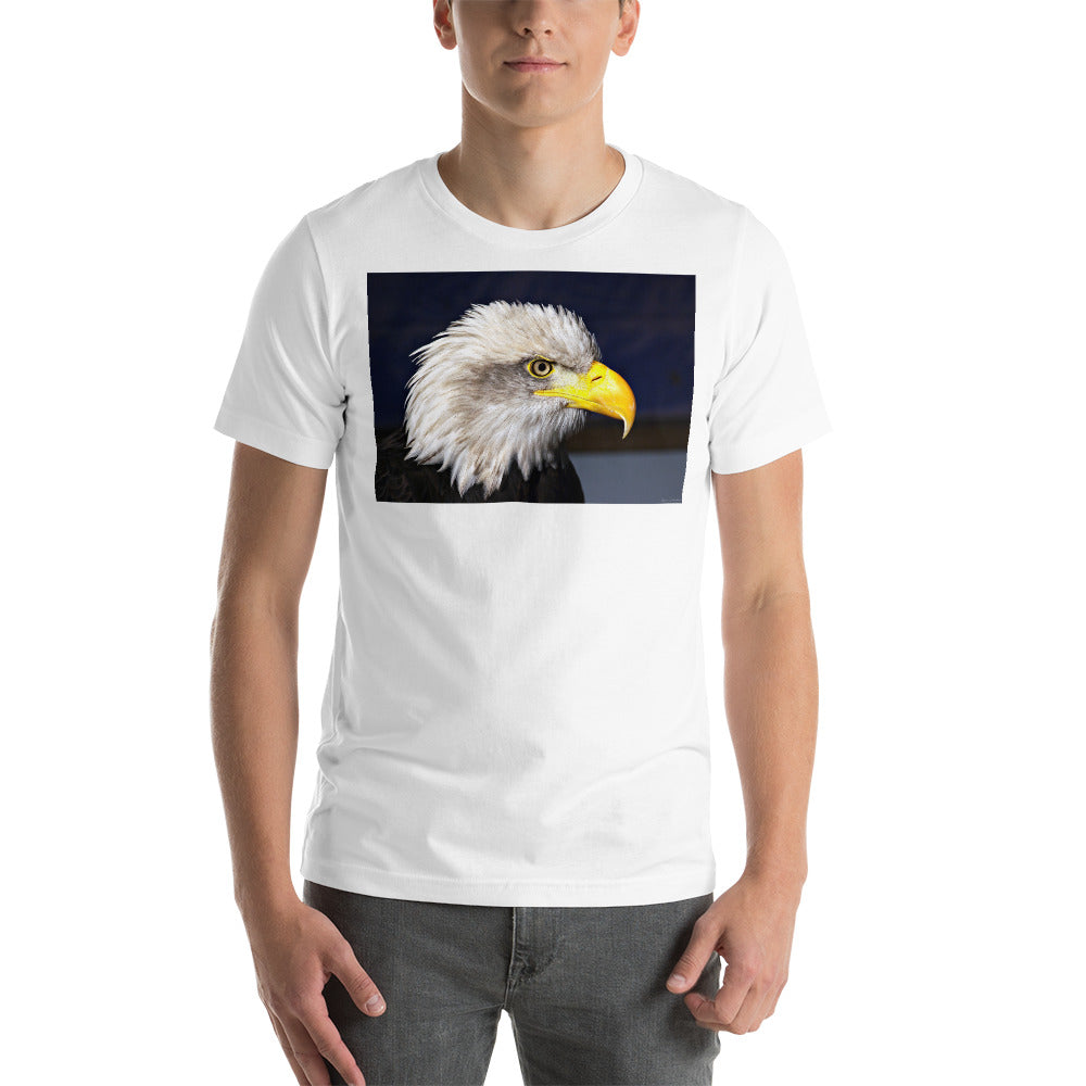 Classic Crew Neck Tee - Bald Eagle - Ronz-Design-Unique-Apparel