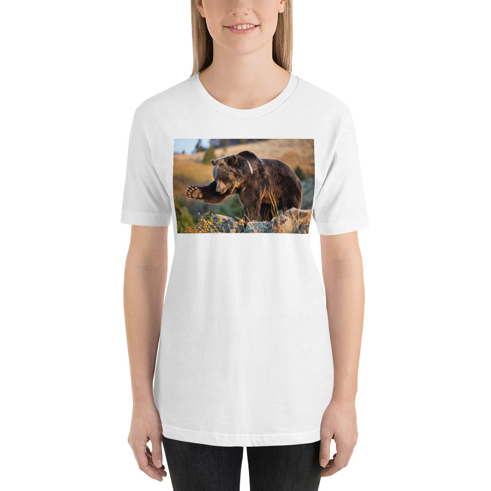 Everyday Elegant Tee - Grizzly Fly Swatting
