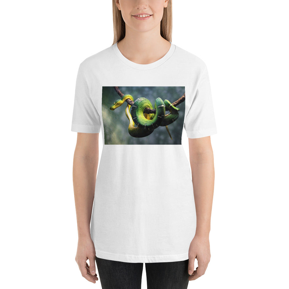 Everyday Elegant Tee - Green Tree Python