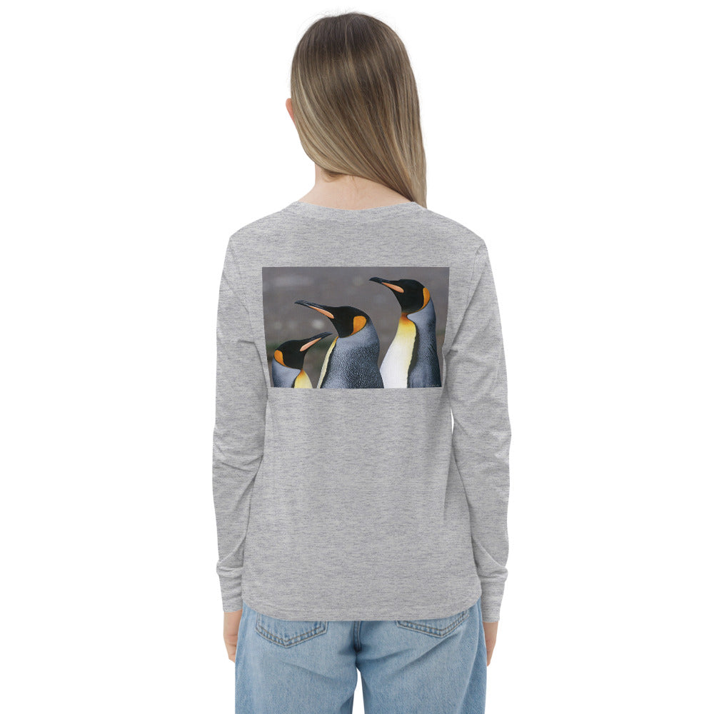 Premium Soft Long Sleeve - FRONT & BACK: Emperor Penguins