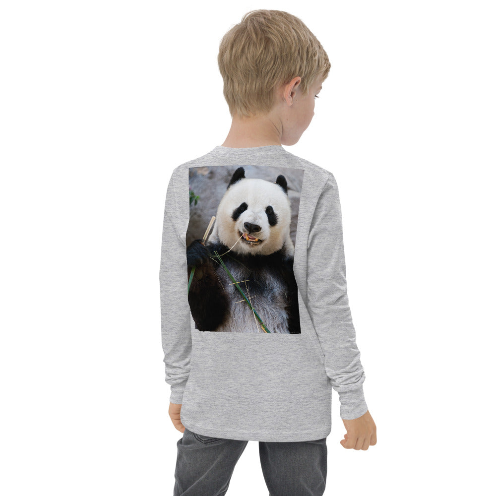 Premium Soft Long Sleeve - FRONT & BACK: Pandas