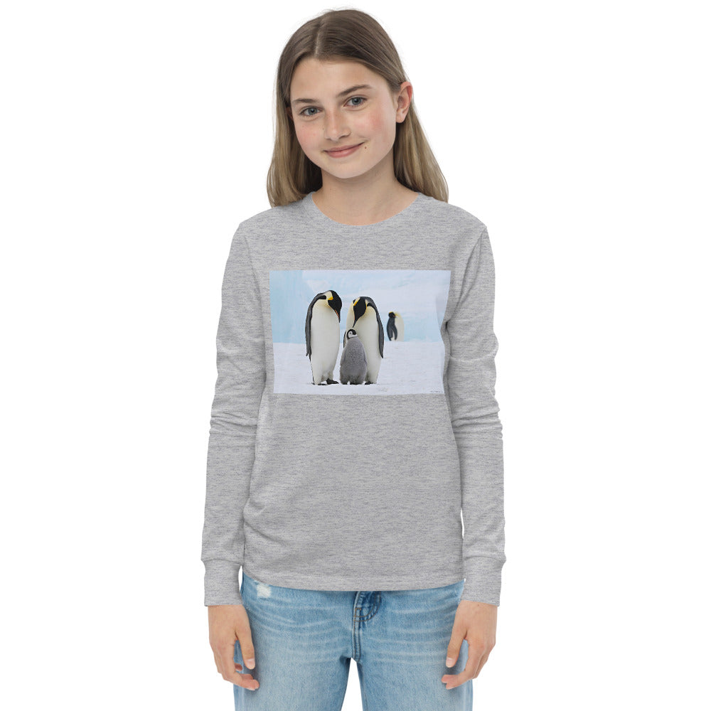 Premium Soft Long Sleeve - Emperor Penguin Family