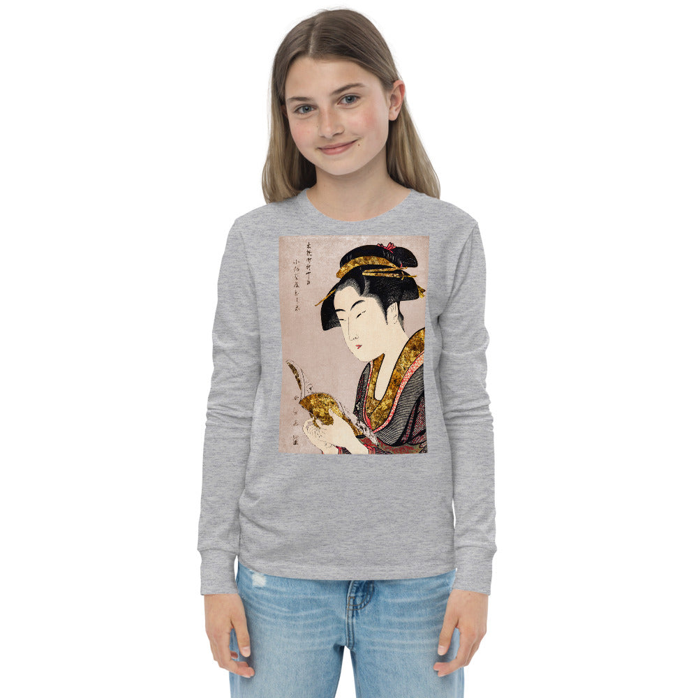 Premium Soft Long Sleeve - Japanese Lady Reading