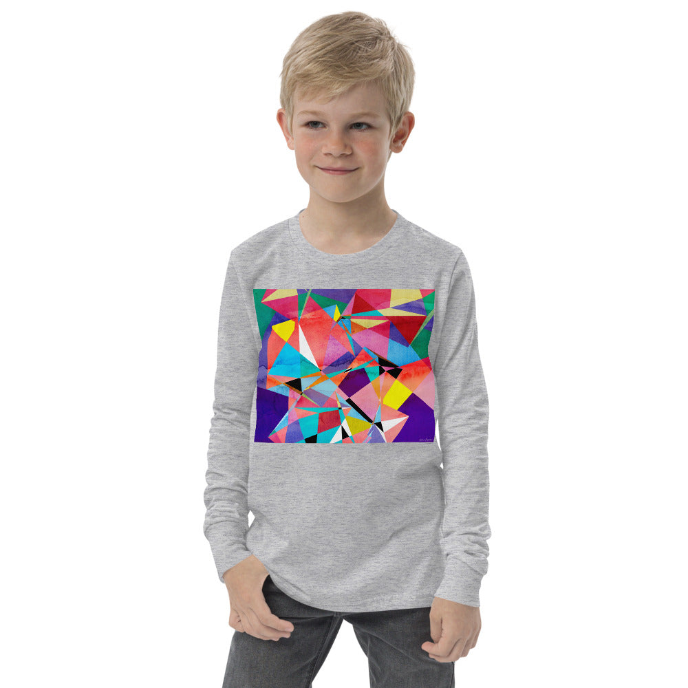 Premium Soft Long Sleeve - Abstract Triangles