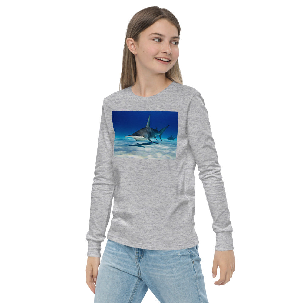 Premium Soft Long Sleeve - Swimming with Hammerheads