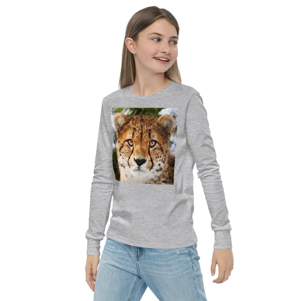 Premium Soft Long Sleeve - Cheetah Stare
